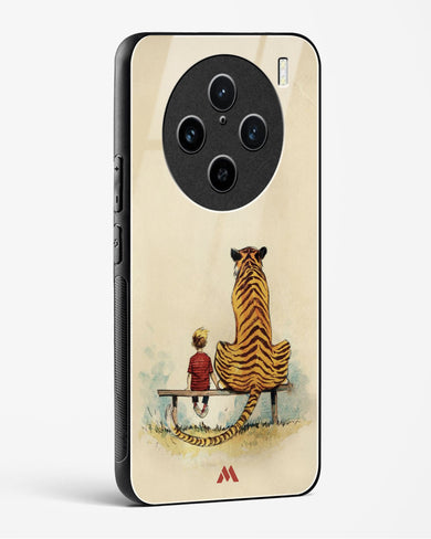 Calvin Hobbes Adolescence Glass Case Phone Cover (Vivo)