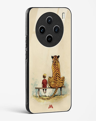 Calvin Hobbes Adolescence Glass Case Phone Cover (Vivo)