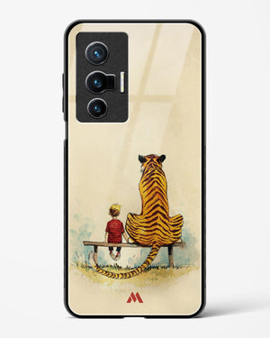 Calvin Hobbes Adolescence Glass Case Phone Cover (Vivo)