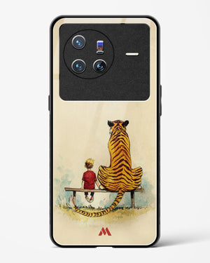 Calvin Hobbes Adolescence Glass Case Phone Cover-(Vivo)