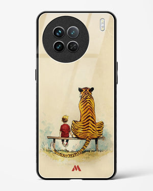 Calvin Hobbes Adolescence Glass Case Phone Cover-(Vivo)