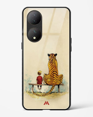 Calvin Hobbes Adolescence Glass Case Phone Cover (Vivo)