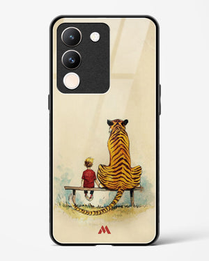 Calvin Hobbes Adolescence Glass Case Phone Cover (Vivo)