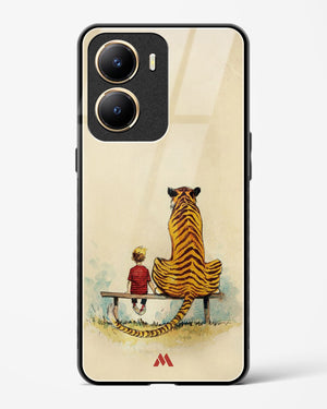 Calvin Hobbes Adolescence Glass Case Phone Cover-(Vivo)