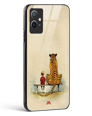 Calvin Hobbes Adolescence Glass Case Phone Cover-(Vivo)