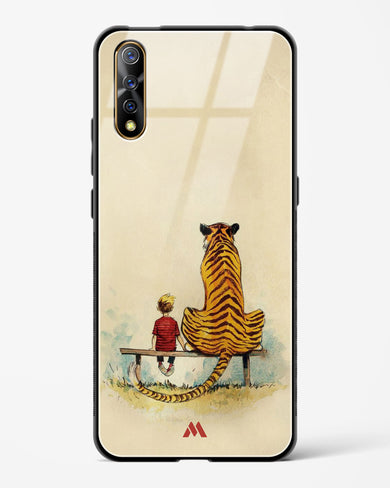 Calvin Hobbes Adolescence Glass Case Phone Cover-(Vivo)