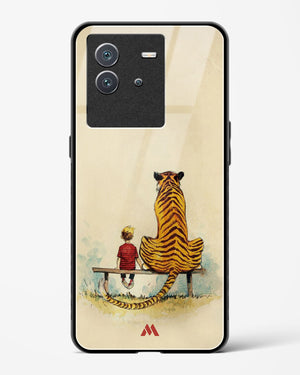 Calvin Hobbes Adolescence Glass Case Phone Cover-(Vivo)