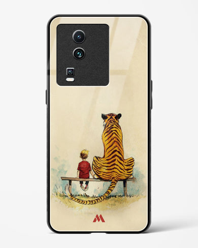 Calvin Hobbes Adolescence Glass Case Phone Cover-(Vivo)