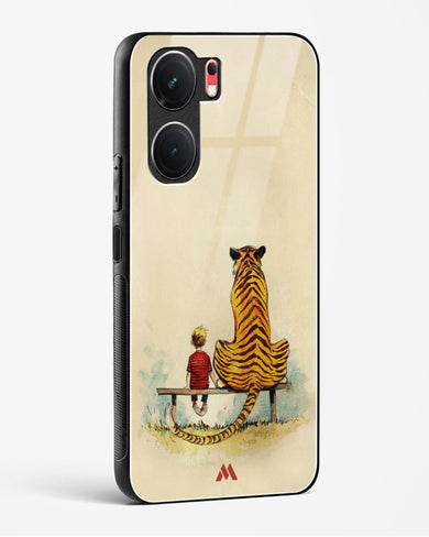 Calvin Hobbes Adolescence Glass Case Phone Cover (Vivo)