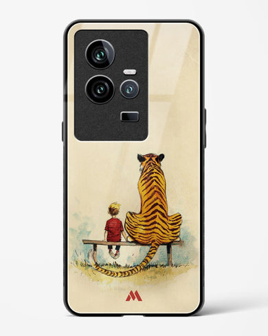 Calvin Hobbes Adolescence Glass Case Phone Cover-(Vivo)