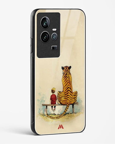 Calvin Hobbes Adolescence Glass Case Phone Cover-(Vivo)