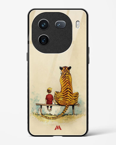 Calvin Hobbes Adolescence Glass Case Phone Cover-(Vivo)