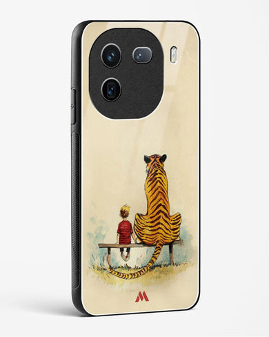 Calvin Hobbes Adolescence Glass Case Phone Cover-(Vivo)