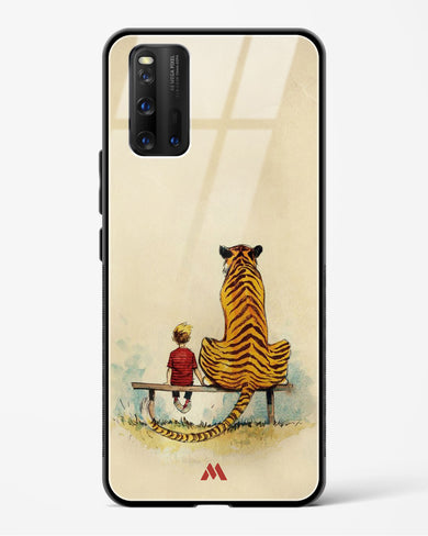 Calvin Hobbes Adolescence Glass Case Phone Cover-(Vivo)