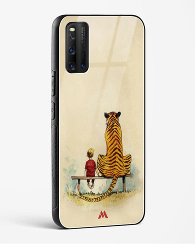 Calvin Hobbes Adolescence Glass Case Phone Cover-(Vivo)