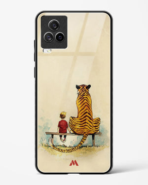 Calvin Hobbes Adolescence Glass Case Phone Cover-(Vivo)