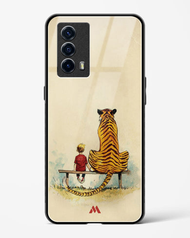 Calvin Hobbes Adolescence Glass Case Phone Cover-(Vivo)