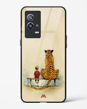 Calvin Hobbes Adolescence Glass Case Phone Cover-(Vivo)