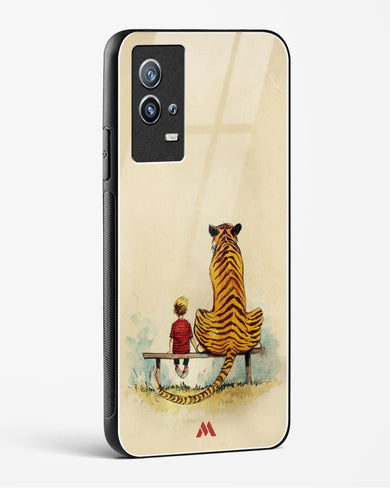 Calvin Hobbes Adolescence Glass Case Phone Cover-(Vivo)
