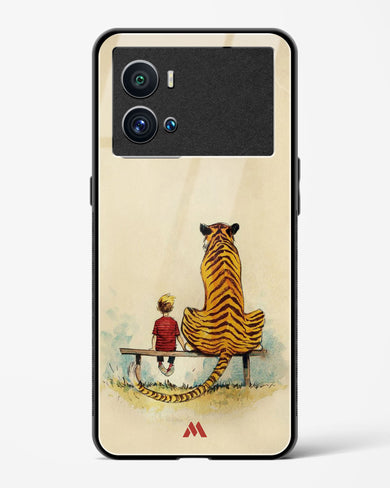 Calvin Hobbes Adolescence Glass Case Phone Cover-(Vivo)