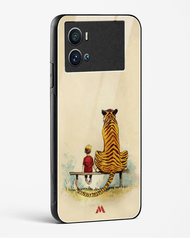 Calvin Hobbes Adolescence Glass Case Phone Cover-(Vivo)