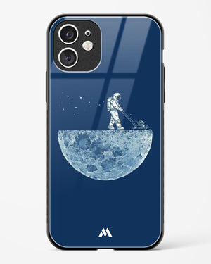 Moonscaping Glass Case Phone Cover-(Apple)