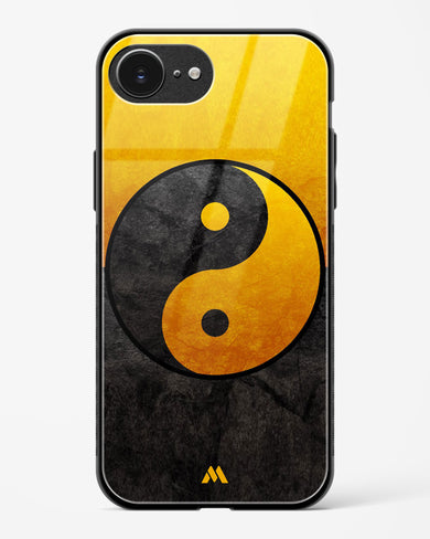 Yin Yang in Gold Glass Case Phone Cover (Apple)