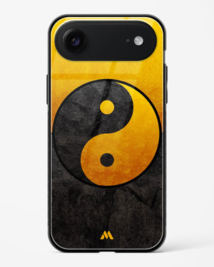 Yin Yang in Gold Glass Case Phone Cover (Apple)