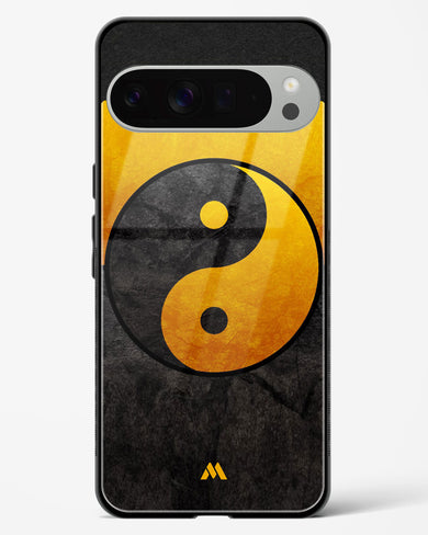 Yin Yang in Gold Glass Case Phone Cover (Google)