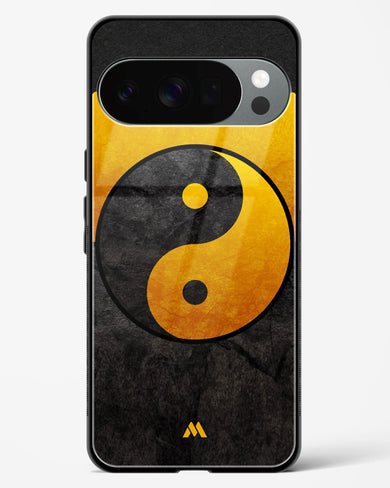 Yin Yang in Gold Glass Case Phone Cover (Google)