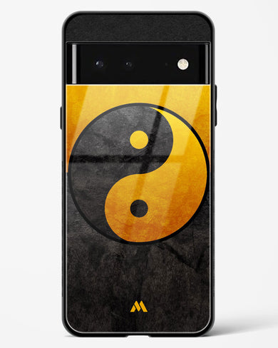 Yin Yang in Gold Glass Case Phone Cover (Google)