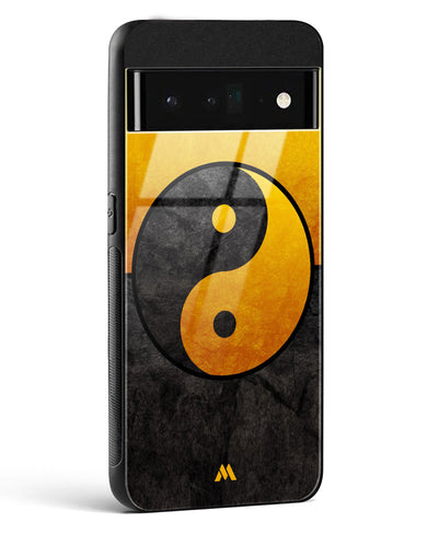 Yin Yang in Gold Glass Case Phone Cover (Google)