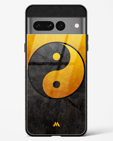 Yin Yang in Gold Glass Case Phone Cover (Google)