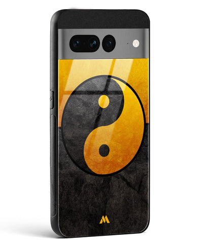 Yin Yang in Gold Glass Case Phone Cover (Google)