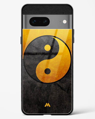 Yin Yang in Gold Glass Case Phone Cover (Google)