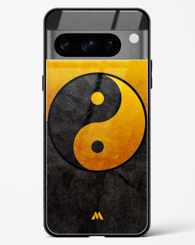 Yin Yang in Gold Glass Case Phone Cover (Google)