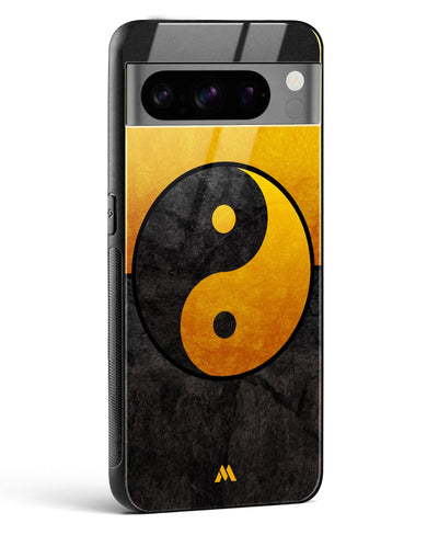 Yin Yang in Gold Glass Case Phone Cover (Google)