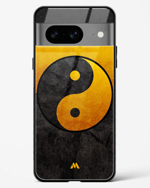 Yin Yang in Gold Glass Case Phone Cover (Google)