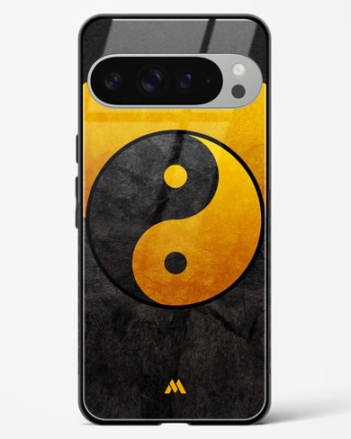 Yin Yang in Gold Glass Case Phone Cover (Google)