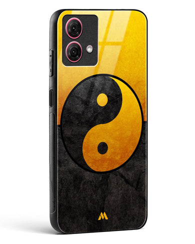 Yin Yang in Gold Glass Case Phone Cover (Motorola)