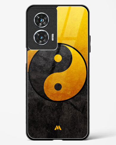 Yin Yang in Gold Glass Case Phone Cover (Motorola)