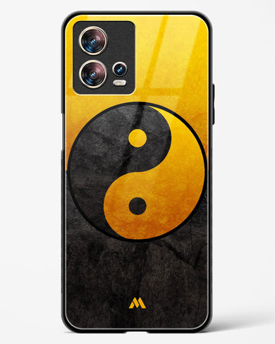 Yin Yang in Gold Glass Case Phone Cover (Motorola)