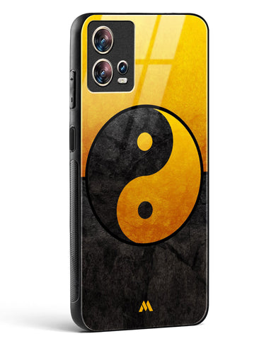 Yin Yang in Gold Glass Case Phone Cover (Motorola)