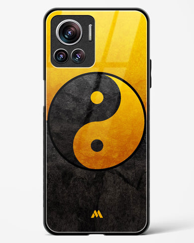 Yin Yang in Gold Glass Case Phone Cover (Motorola)