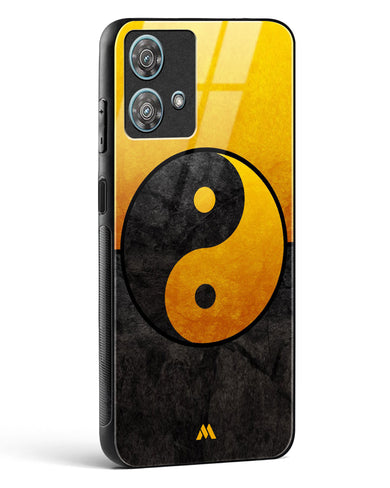 Yin Yang in Gold Glass Case Phone Cover (Motorola)