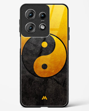 Yin Yang in Gold Glass Case Phone Cover (Motorola)