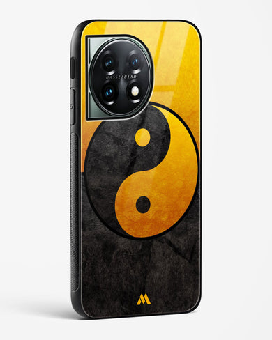 Yin Yang in Gold Glass Case Phone Cover (OnePlus)