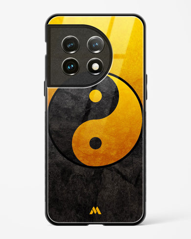 Yin Yang in Gold Glass Case Phone Cover (OnePlus)