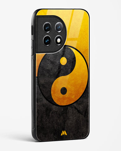 Yin Yang in Gold Glass Case Phone Cover (OnePlus)