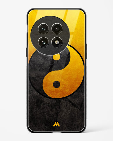 Yin Yang in Gold Glass Case Phone Cover (OnePlus)